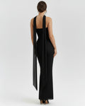 Malu – Black Mesh Corset Maxi Set Clotheshomes™
