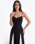 Porto Fino – Black & White A-Line Dress Clotheshomes™