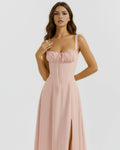 Aurora – Pink Floral Mini Dress Clotheshomes™