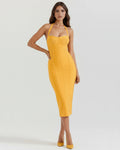 Cleopatra – Gold Bandage Mini Dress Clotheshomes™