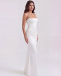 Rosalind – White Corset Maxi Dress Clotheshomes™