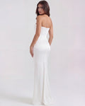 Rosalind – White Corset Maxi Dress Clotheshomes™