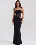 Valeria – Black Lace Maxi Dress Clotheshomes™