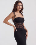 Valeria – Black Lace Maxi Dress Clotheshomes™