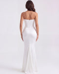 Rosalind – White Corset Maxi Dress Clotheshomes™
