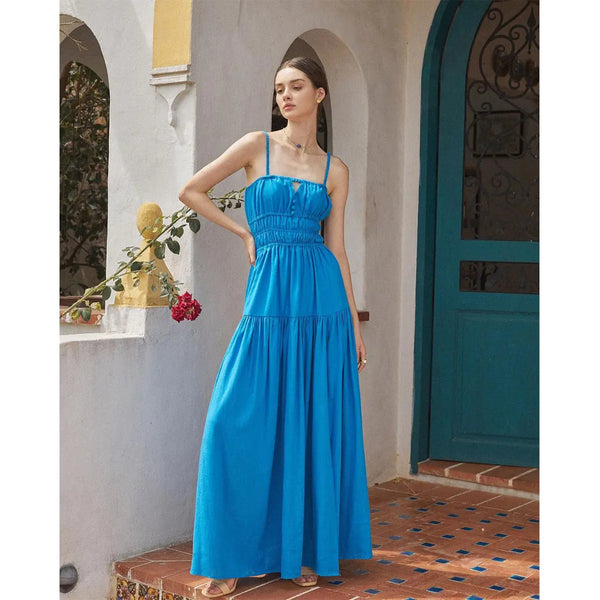 Blue Maxi Dress Clotheshomes™