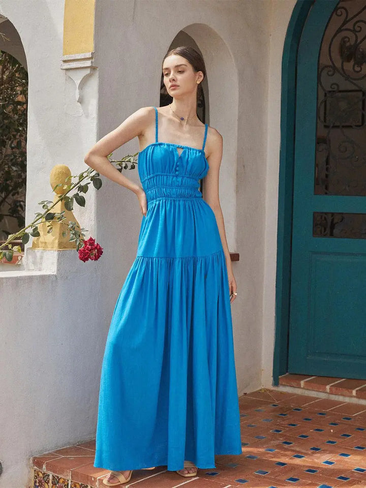 Blue Maxi Dress Clotheshomes™