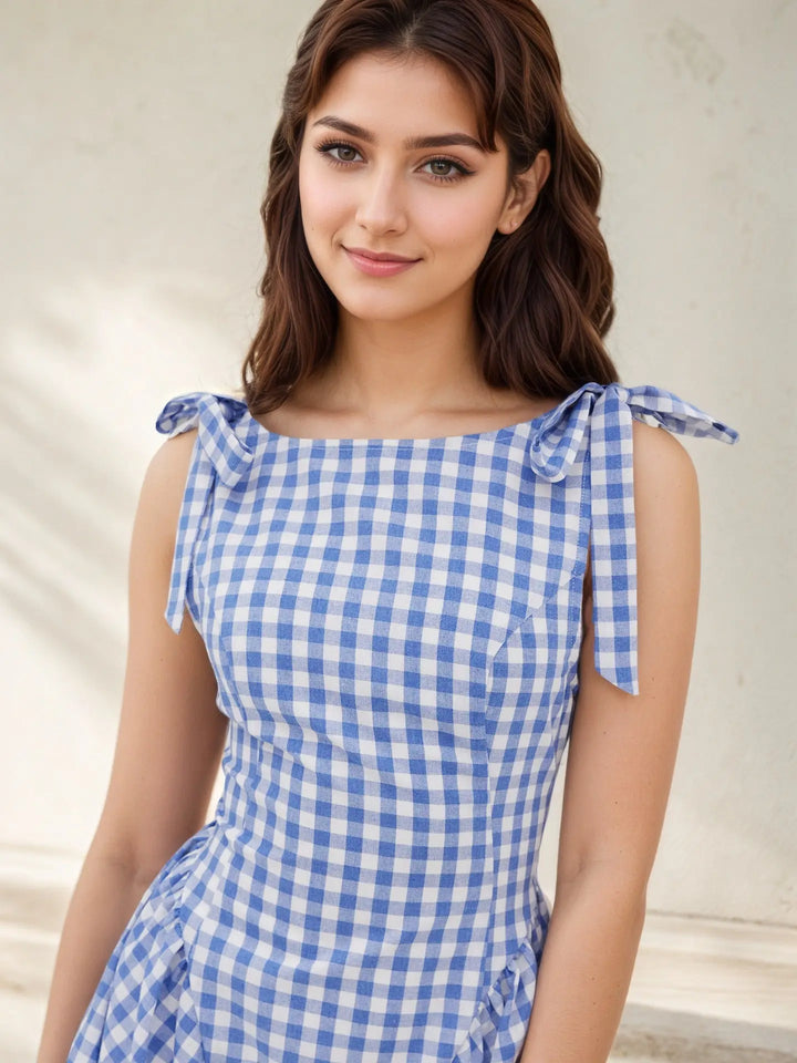 Blue Mini Dress Clotheshomes™