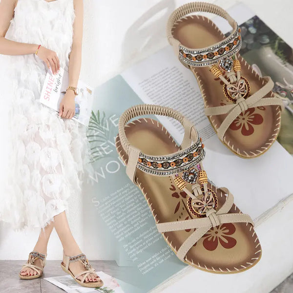 Boho beach sandals Clotheshomes