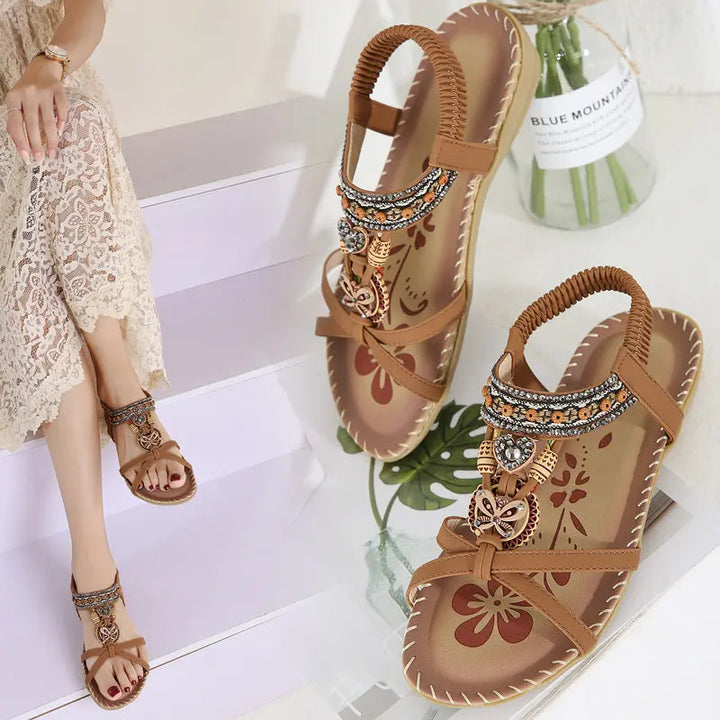 Boho beach sandals Clotheshomes