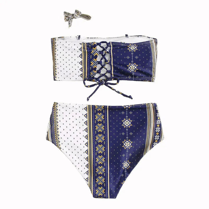 Clotheshomes™ Boho Two Piece High Waist Bathing Suit Clotheshomes™