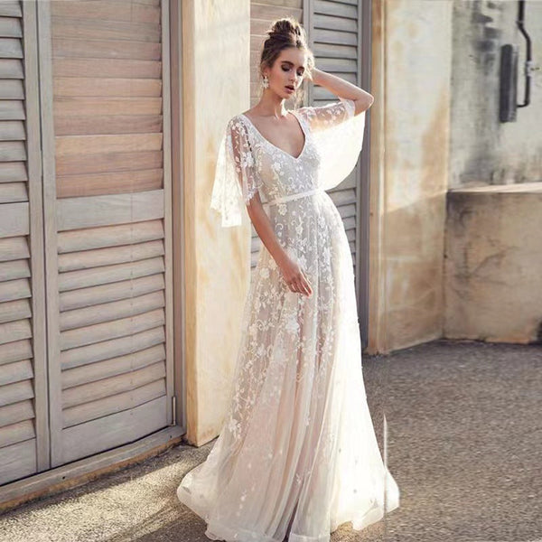 Boho Wedding Dress Clotheshomes™