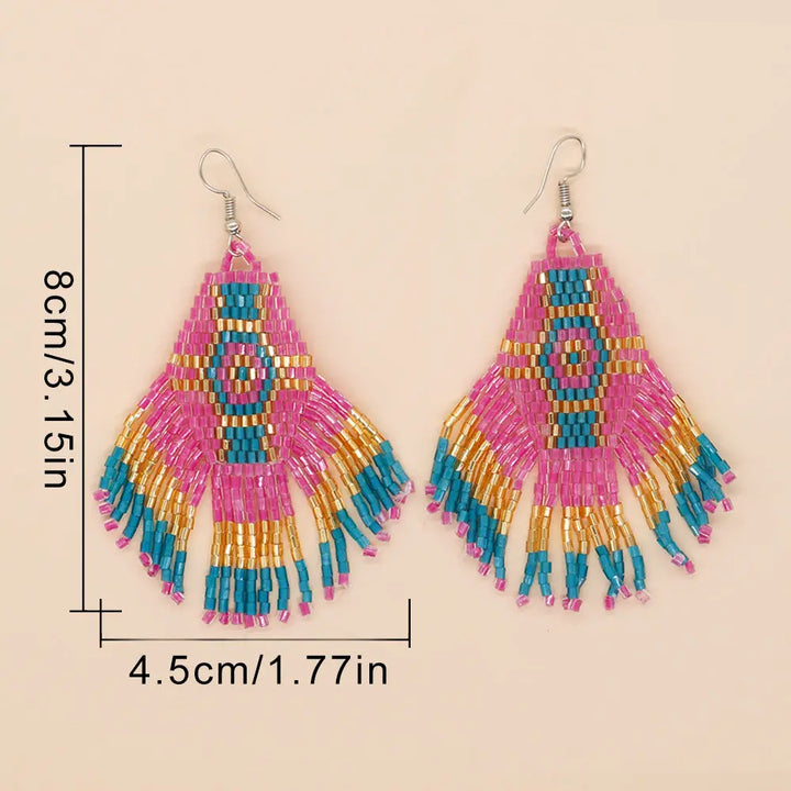 Boho tassel earrings Clotheshomes™