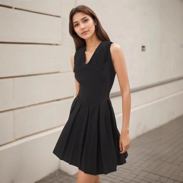 Collared Mini Dress Clotheshomes™