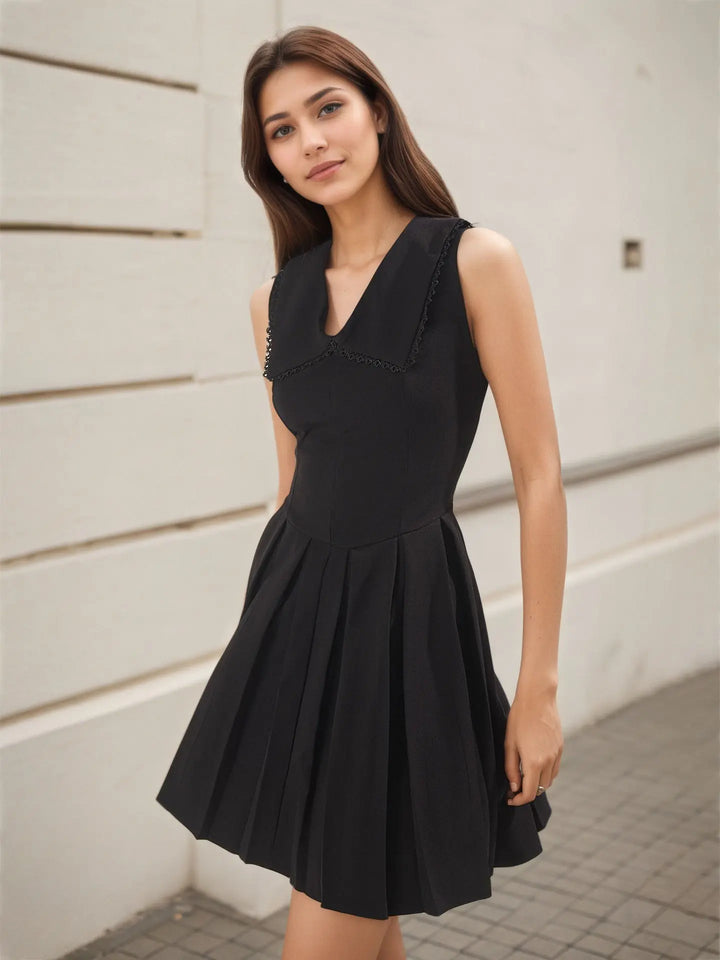 Collared Mini Dress Clotheshomes™