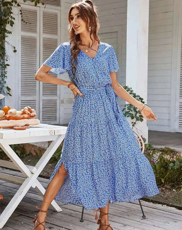 Floral Boho Dress Clotheshomes