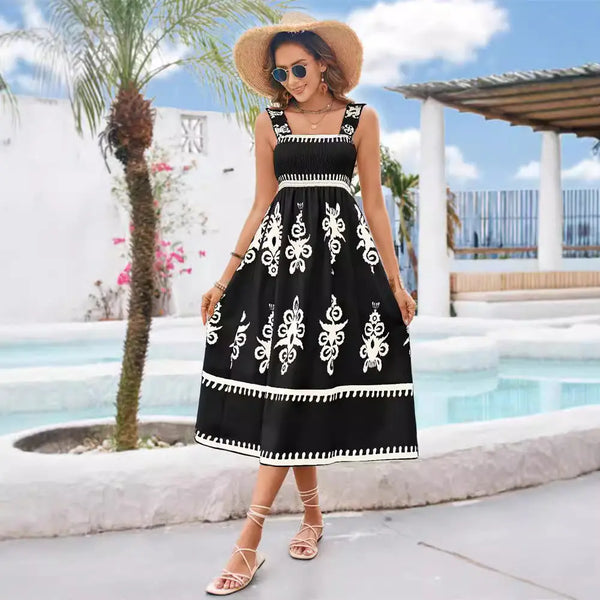Floral Embroidered Dress Clotheshomes™