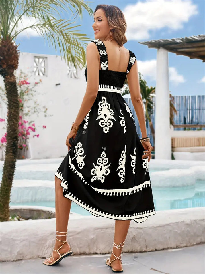 Floral Embroidered Dress Clotheshomes™
