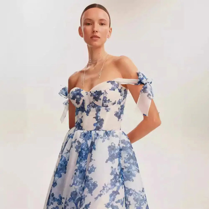 Floral Formal Gown Dress Clotheshomes™