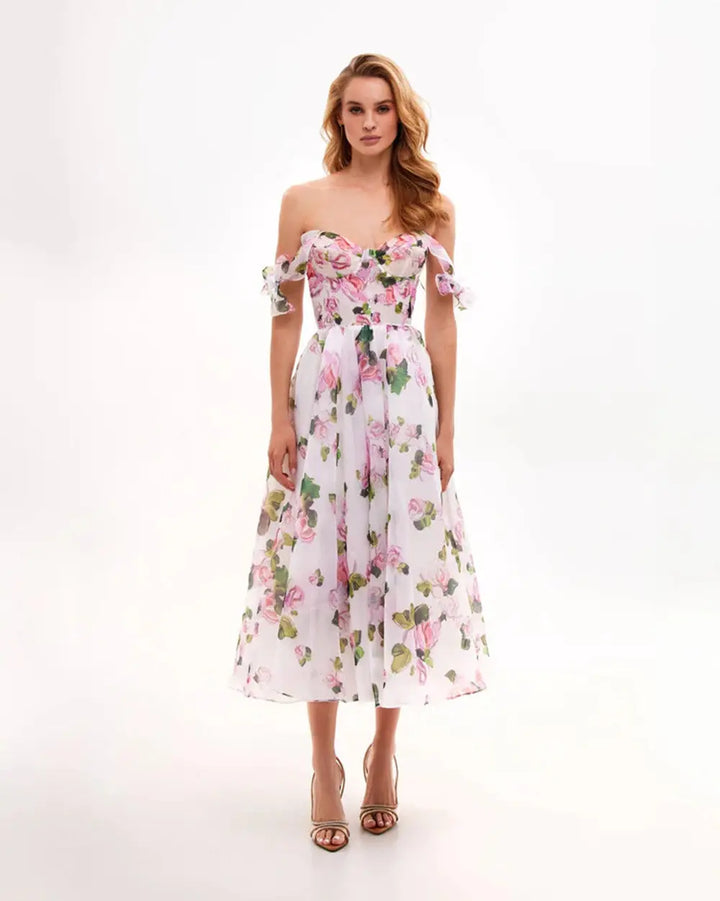 Floral Formal Gown Dress Clotheshomes™