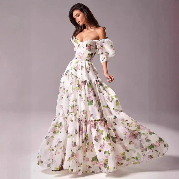 Floral Maxi Dress Clotheshomes™