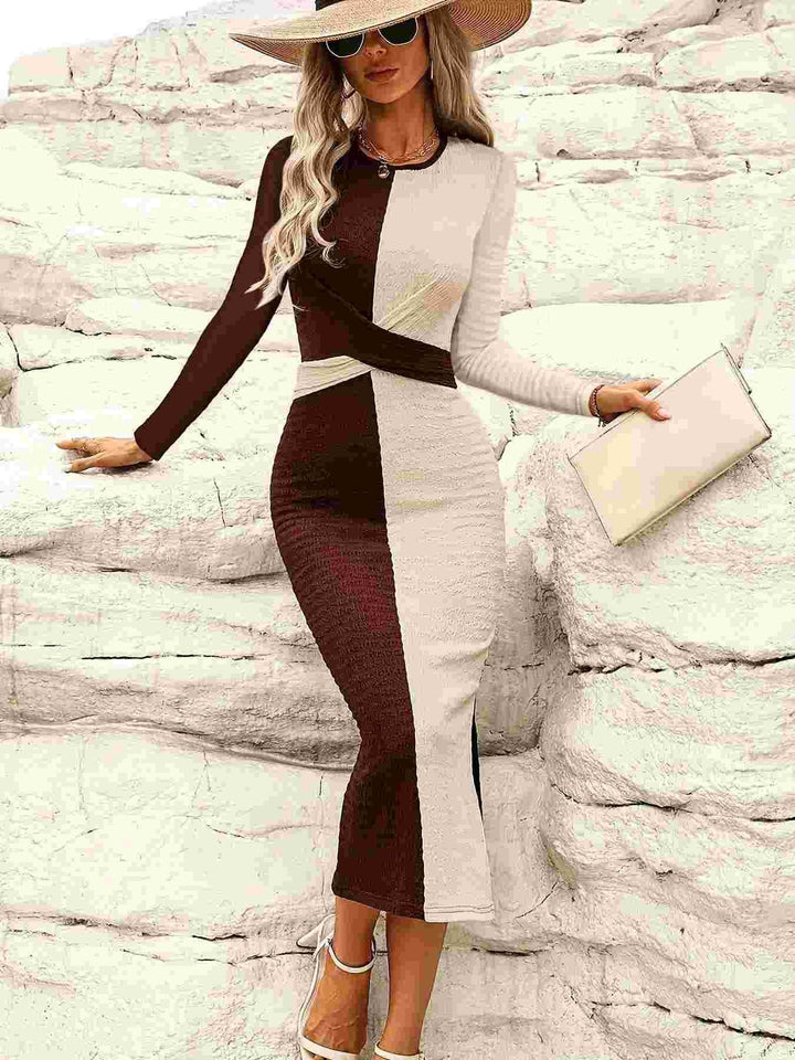 Long Sleeve Bodycon Dress Clotheshomes™