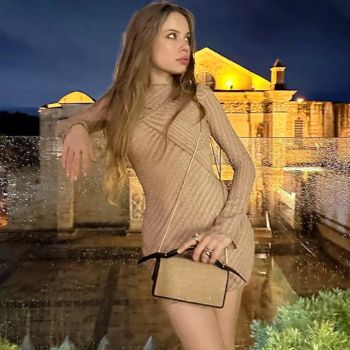 Long Sleeve Mini Dress Clotheshomes™