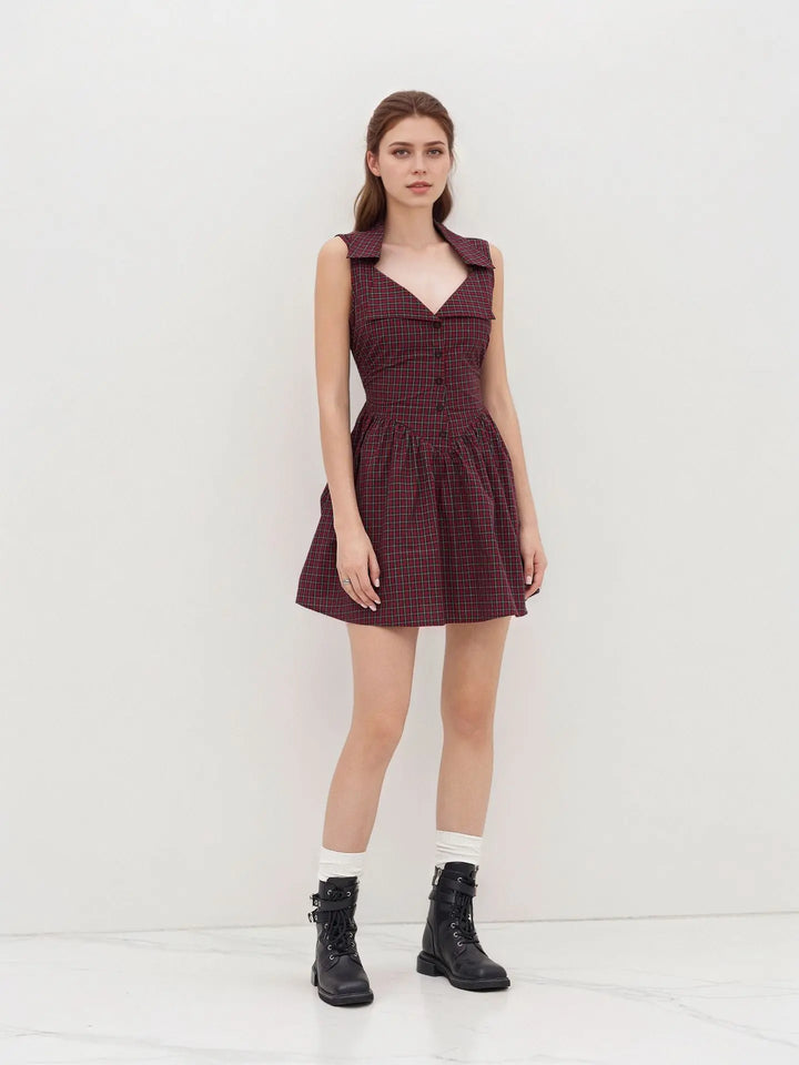Red Plaid Dress Clotheshomes™
