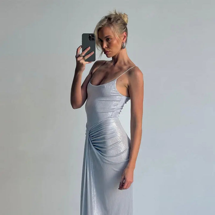 Silver Evening Dress Clotheshomes™