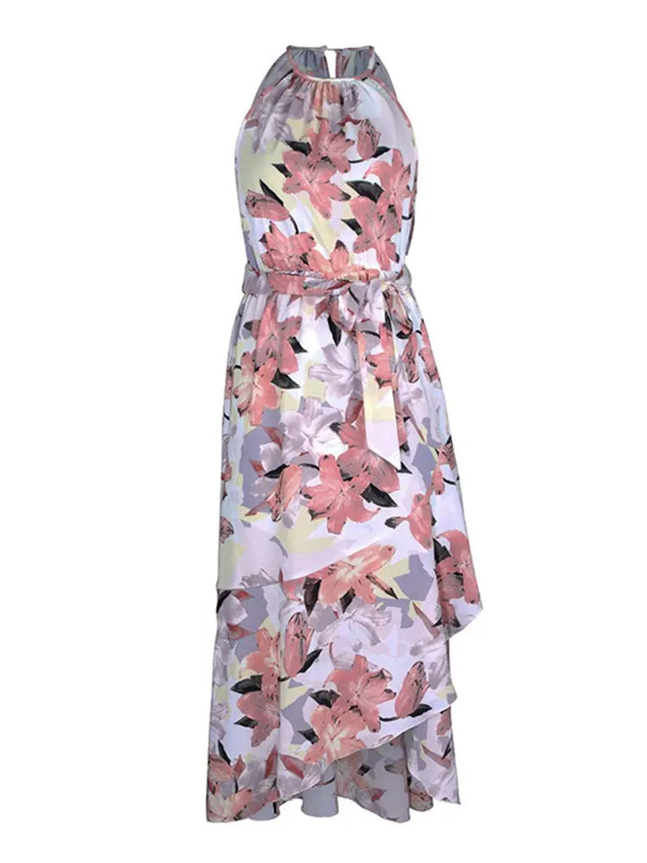 Clotheshomes™ Slim floral Sleeveless  Dress Clotheshomes™