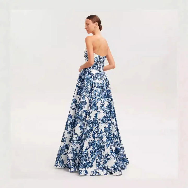 Strapless Floral Dress Clotheshomes™