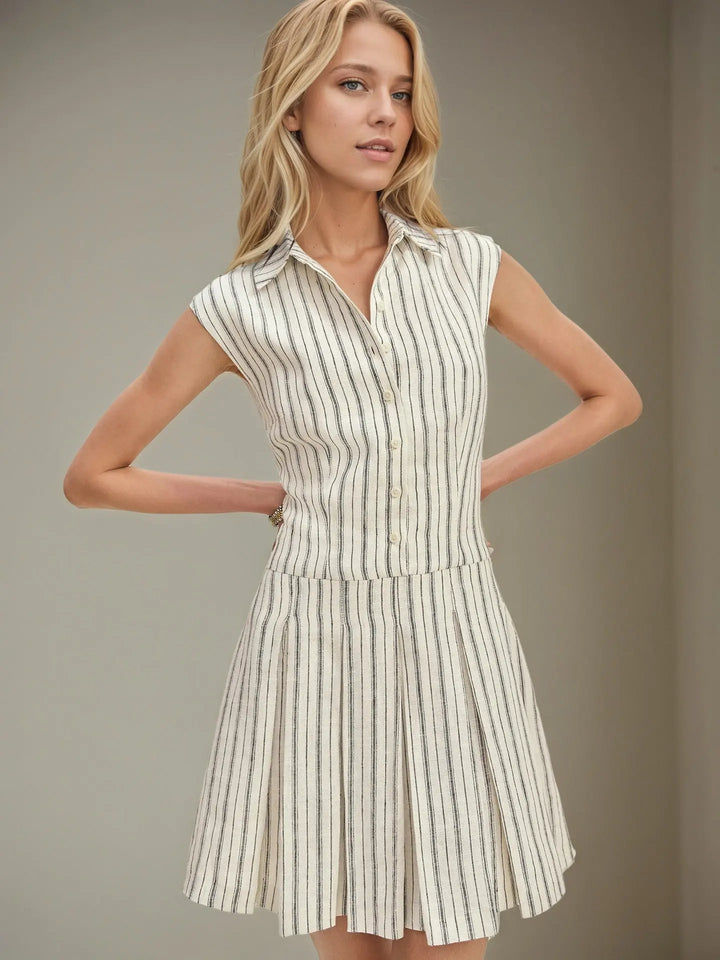 Striped Shirt Dress Clotheshomes™