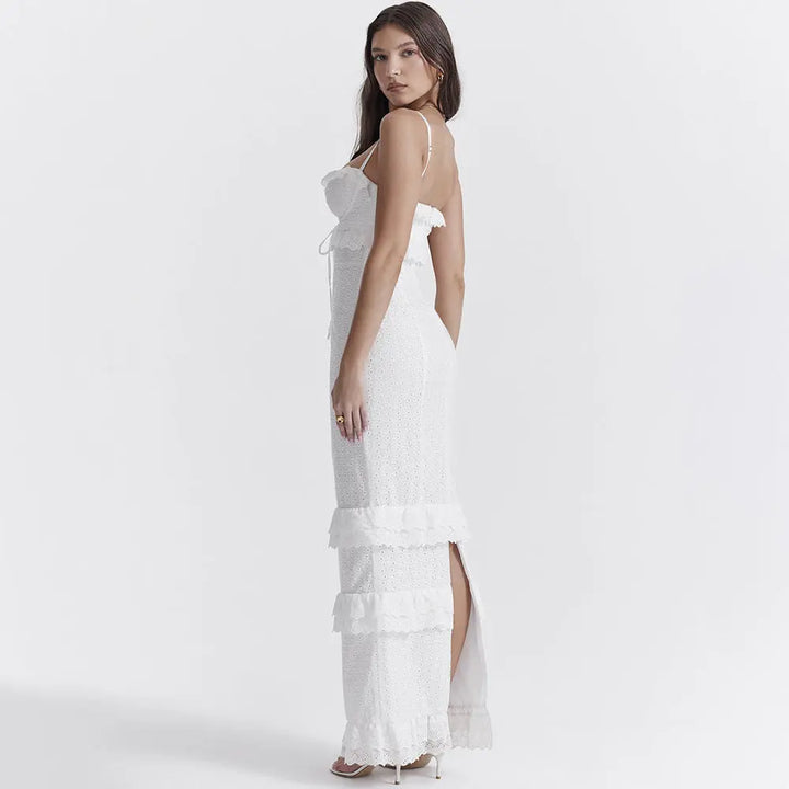 White lace slip dress Clotheshomes™