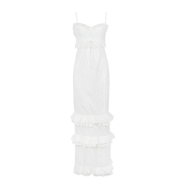 White lace slip dress Clotheshomes™